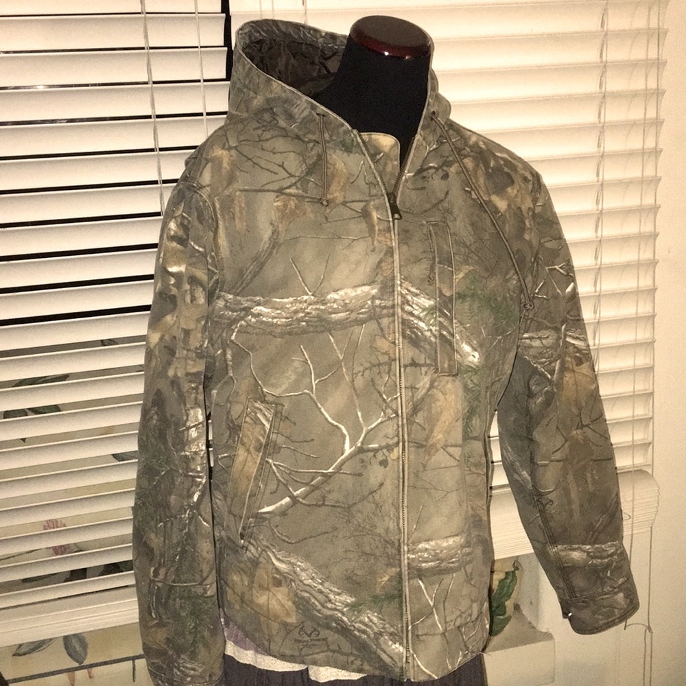 Red Head Silent Hide Hooded Jacket